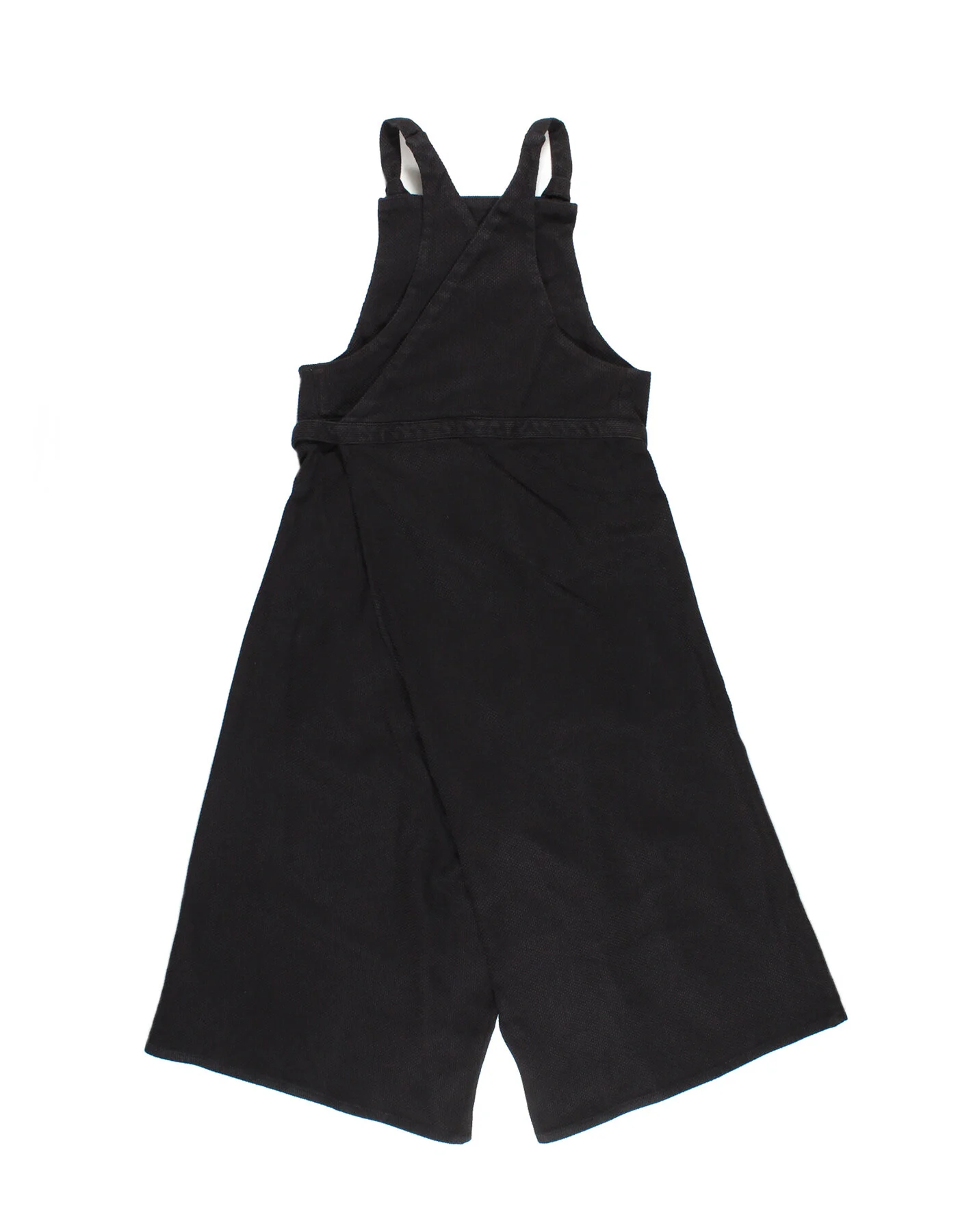 fofofofa KINCHAKU salopette / black フリー KIN - SASHIKO - BLACK | Prospective Flow | Japanese Fashion for
